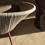 Дизайнерское уличное кресло с веревочной спинкой PETALO Armchair варинант исполнения - 9 | Loft Concept в Волгограде