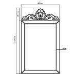 Зеркало настенное в раме Venetian Mirror варинант исполнения - 2 | Loft Concept в Волгограде