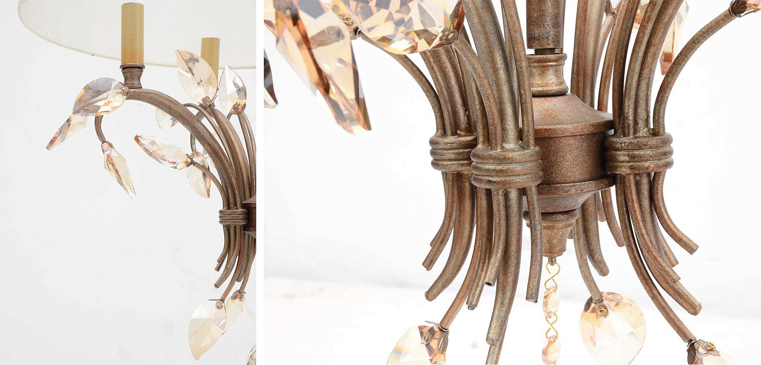 Люстра Malory Crystal Petals Chandelier Люстра Malory Crystal Petals Chandelier - Loft-Concept в Волгограде