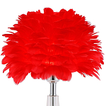 Настольная лампа с перьями Plumage Red Table Lamp варинант исполнения - 2 | Loft Concept в Волгограде