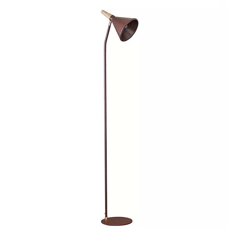 Торшер с конусообразным плафоном Plum Floor Lamp Сливовый Бежевый Торшер с конусообразным плафоном Plum Floor Lamp Сливовый Бежевый в Волгограде | Loft Concept