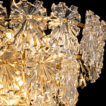 Люстра многоярусная с объемными прозрачными цветами Hanging Flowers варинант исполнения - 5 | Loft Concept в Волгограде