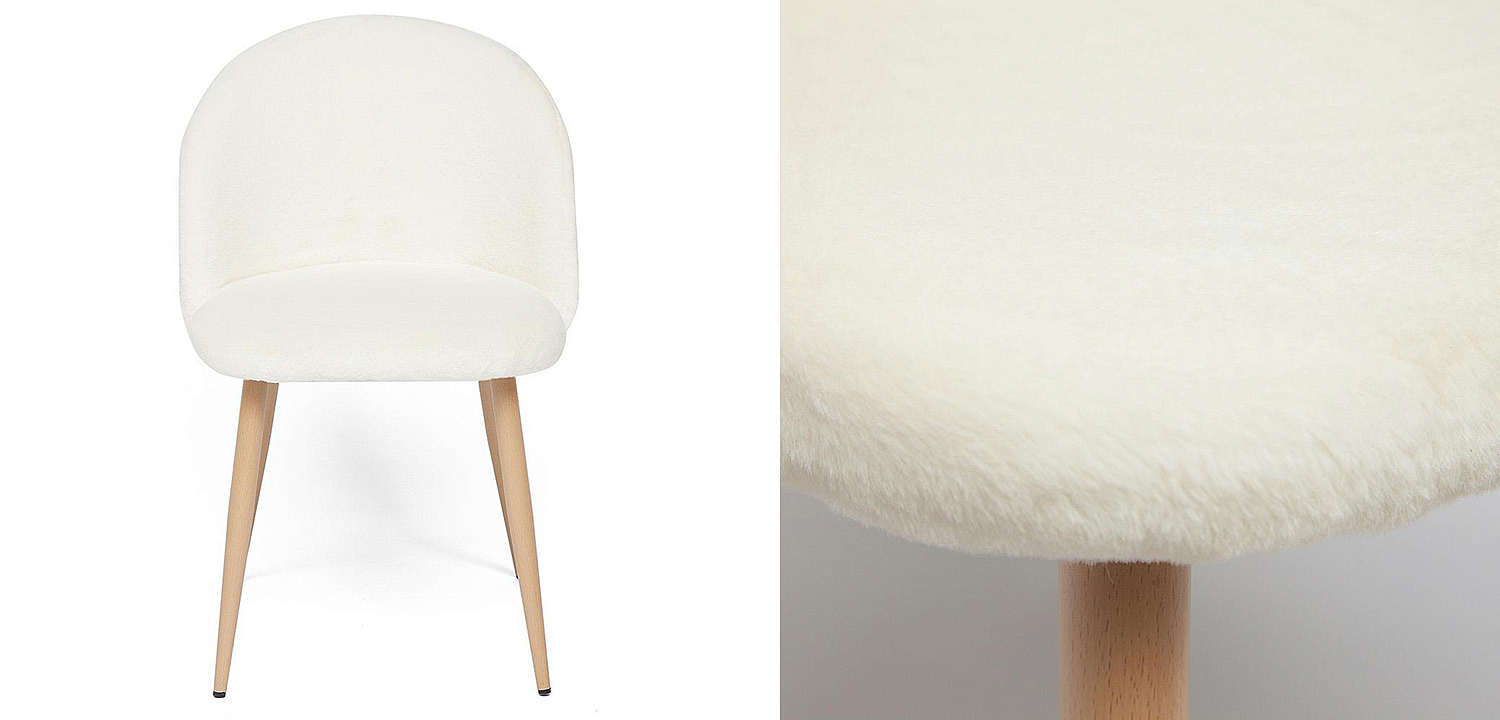 Стул Lea white plush - Loft-Concept в Волгограде