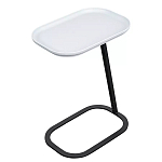 Столик приставной с прямоугольной серой столешницей Steel Stable Table варинант исполнения - 2 | Loft Concept в Волгограде