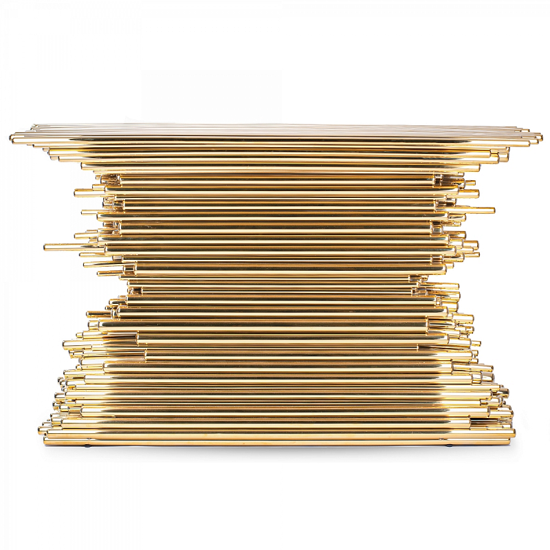 Консоль Console Golden Pipe Латунь Консоль Console Golden Pipe Латунь в Волгограде | Loft Concept