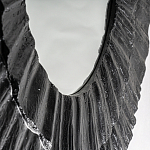 Зеркало в фактурной черной раме в современном стиле Black Maelstrom варинант исполнения - 3 | Loft Concept в Волгограде