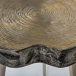 Металлический столик со столешницей в виде слеба Slabby варинант исполнения - 4 | Loft Concept в Волгограде