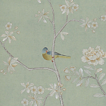 Обои ручная роспись Badminton Mercury Grey варинант исполнения - 3 | Loft Concept в Волгограде