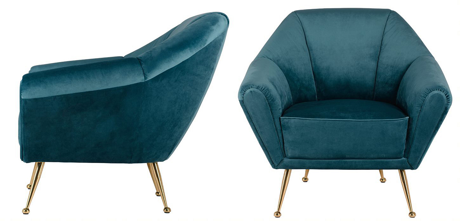 Кресло Brunner Chair blue Кресло Brunner Chair blue - Loft-Concept в Волгограде