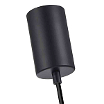 Подвесной светильник с рифленым стеклянным плафоном цилиндрической формы ARTICOLO варинант исполнения - 4 | Loft Concept в Волгограде