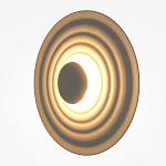 Бра круглое Soft Halo бежевый варинант исполнения - 3 | Loft Concept в Волгограде