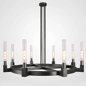 Люстра CANELLE Round Chandelier 8 Modern Black