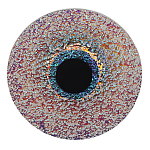 Бра круглое стеклянное с морозным эффектом Heterochromia варинант исполнения - 1 | Loft Concept в Волгограде