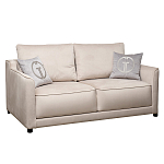 Диван двухместный раскладной светло-серый с кантом Pride варинант исполнения - 1 | Loft Concept в Волгограде