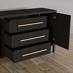 Буфет Primo с тремя ящиками и двумя фасадами Темный орех варинант исполнения - 4 | Loft Concept в Волгограде