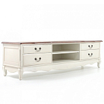 ТВ-тумба в стиле прованс из массива берёзы Interiors Romance варинант исполнения - 2 | Loft Concept в Волгограде