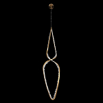 Подвесной светильник обрамленный элементами в виде кристаллов Smooth Shine варинант исполнения - 3 | Loft Concept в Волгограде