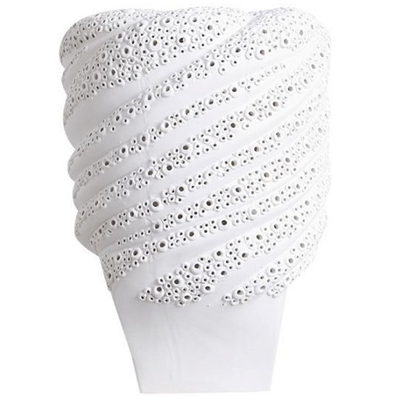 Декоративная ваза Spiral Molecule Lacy Vase Белый Декоративная ваза Spiral Molecule Lacy Vase Белый в Волгограде | Loft Concept