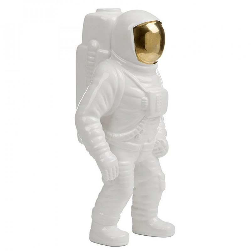 Статуэтка SELETTI Starman Vase Глянцевое золото Белый Статуэтка SELETTI Starman Vase Глянцевое золото Белый в Волгограде | Loft Concept