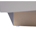 Комод со стеклянной столешницей и с выдвижными ящиками Minimalist Accent варинант исполнения - 6 | Loft Concept в Волгограде