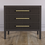 Тумба Primo  с тремя ящиками шпон темный орех варинант исполнения - 2 | Loft Concept в Волгограде