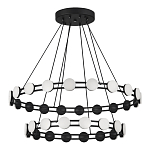 Люстра двухъярусная с круглыми светодиодными источниками света Maxine Light варинант исполнения - 3 | Loft Concept в Волгограде