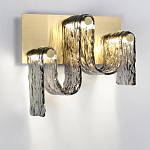 Бра волнистой формы из фактурного стекла Big Wave варинант исполнения - 2 | Loft Concept в Волгограде