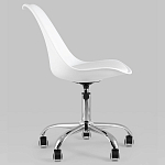 Офисный стул на металлическом основании EGGERY White пластик варинант исполнения - 3 | Loft Concept в Волгограде