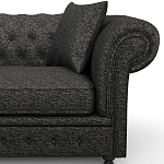 Мебельная ткань Шенилл темно-серый цвет 138 см T4-40 варинант исполнения - 8 | Loft Concept в Волгограде