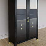 Дизайнерский шкаф витрина Elsa Dreams Black с 4-мя ящиками варинант исполнения - 2 | Loft Concept в Волгограде