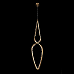 Подвесной светильник обрамленный элементами в виде кристаллов Smooth Shine варинант исполнения - 1 | Loft Concept в Волгограде