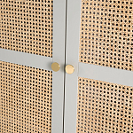 Шкаф с двумя дверцами из плетеного ротанга Tomio Wicker Furniture варинант исполнения - 7 | Loft Concept в Волгограде