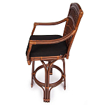 Барный стул из ротанга Eloise коричневый варинант исполнения - 3 | Loft Concept в Волгограде