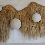 Большая дизайнерская Инсталляция из соломы RAFFIA Installation  варинант исполнения - 5 | Loft Concept в Волгограде