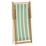 Шезлонг из акации и ткани Argentina варинант исполнения - 8 | Loft Concept в Волгограде