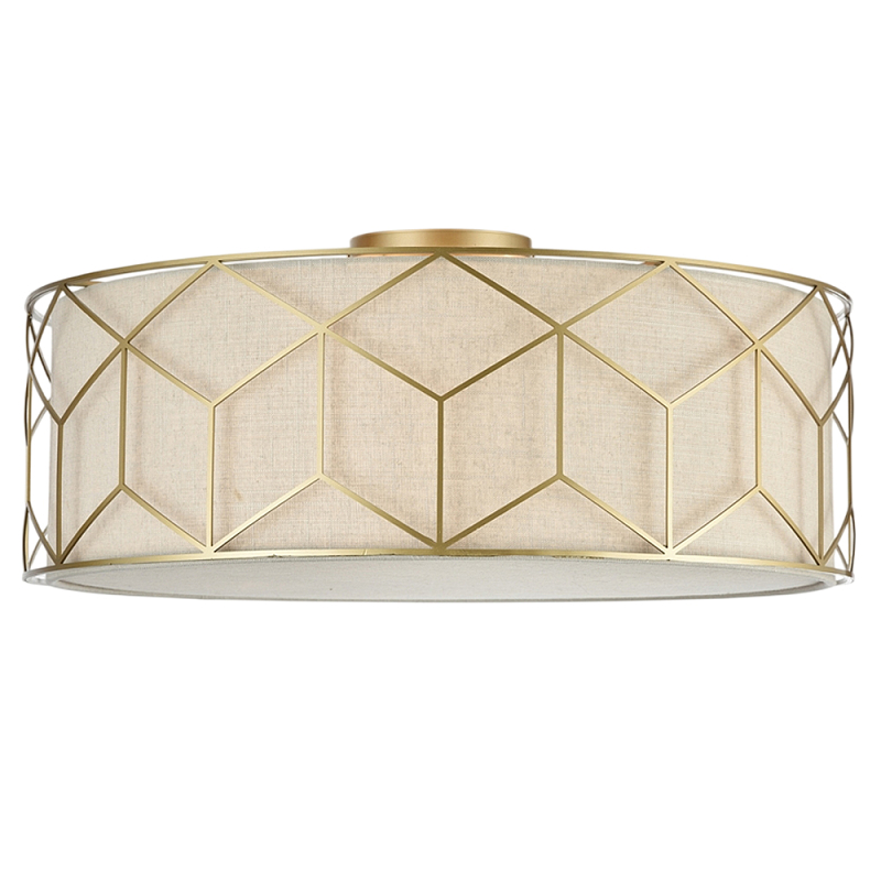 Потолочный светильник Messina Е27 Золотой Бежевый в Волгограде | Loft Concept 