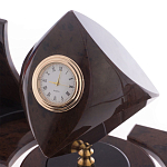 Настольный письменный набор из природного камня обсидиана коричневого Team leader варинант исполнения - 3 | Loft Concept в Волгограде