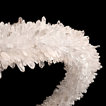 Люстра круглая с натуральным горным хрусталем Crystal Shimmer варинант исполнения - 5 | Loft Concept в Волгограде