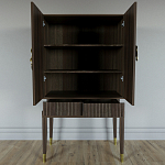 Кабинетный шкаф Elsa Dreams Walnut с 2-мя ящиками варинант исполнения - 4 | Loft Concept в Волгограде