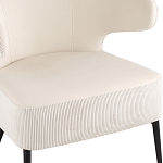 Современное мягкое кресло на металлических ножках Rakush Milk варинант исполнения - 6 | Loft Concept в Волгограде