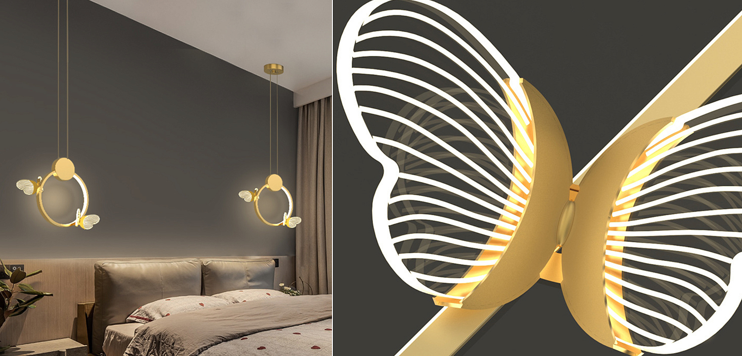 Светильник Butterfly Gold Circle Светильник Butterfly Gold Circle - Loft-Concept в Волгограде