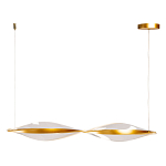 Люстра линейная с изогнутым плафоном Wave Line варинант исполнения - 2 | Loft Concept в Волгограде