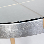 Столик журнальный серебристый с круглой столешницей Showing Refinement варинант исполнения - 1 | Loft Concept в Волгограде