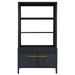 Стеллаж Primo с ящиками Черный дуб  варинант исполнения - 8 | Loft Concept в Волгограде