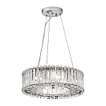 Люстра подвесная круглая с множеством вертикальных прямоугольных кристаллов Kichler варинант исполнения - 2 | Loft Concept в Волгограде