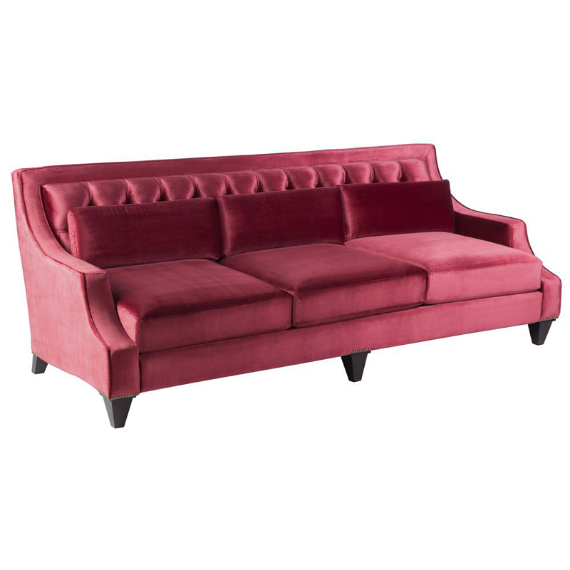 Диван Tufted pearl Розовый (Rose) Коричневый Диван Tufted pearl Розовый (Rose) Коричневый в Волгограде | Loft Concept