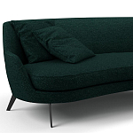 Мебельная ткань Шенилл темно-зеленый цвет 138 см T4-36 варинант исполнения - 5 | Loft Concept в Волгограде