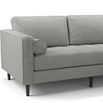 Мебельная ткань Шенилл серый цвет 138 см T4-29 варинант исполнения - 5 | Loft Concept в Волгограде