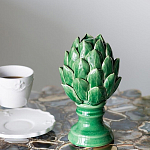 Статуэтка в виде артишока из зелёной керамики с глянцевыми лепестками Artichoke Decor  варинант исполнения - 2 | Loft Concept в Волгограде