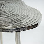 Металлический кофейный столик Puddle Silver варинант исполнения - 2 | Loft Concept в Волгограде